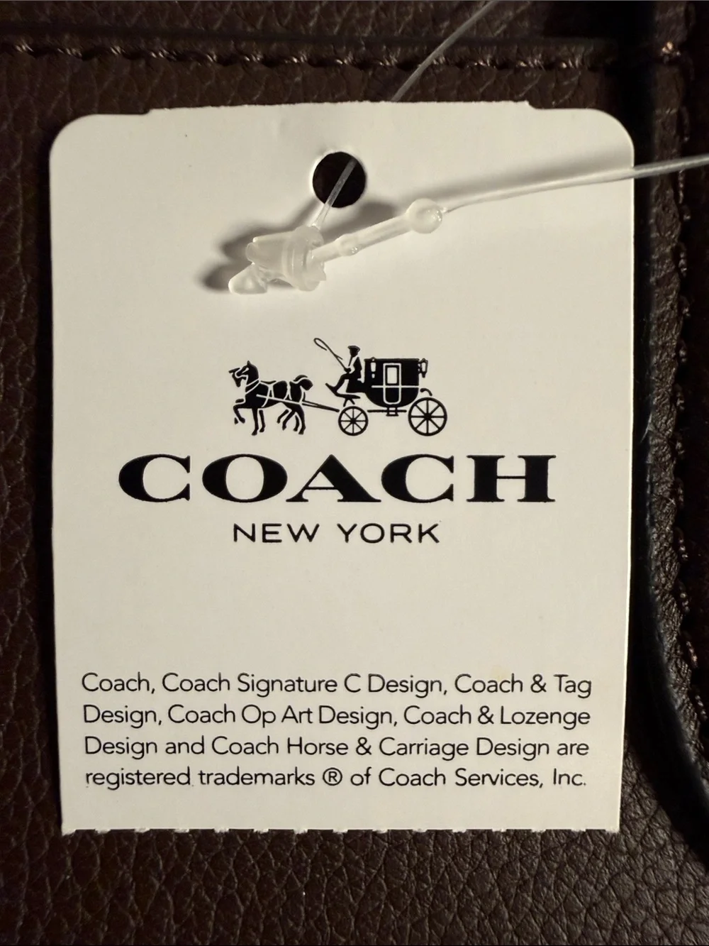 Coach F22529 Men's Hamilton Sport Calf Leather Briefcase - NWOT, Brown